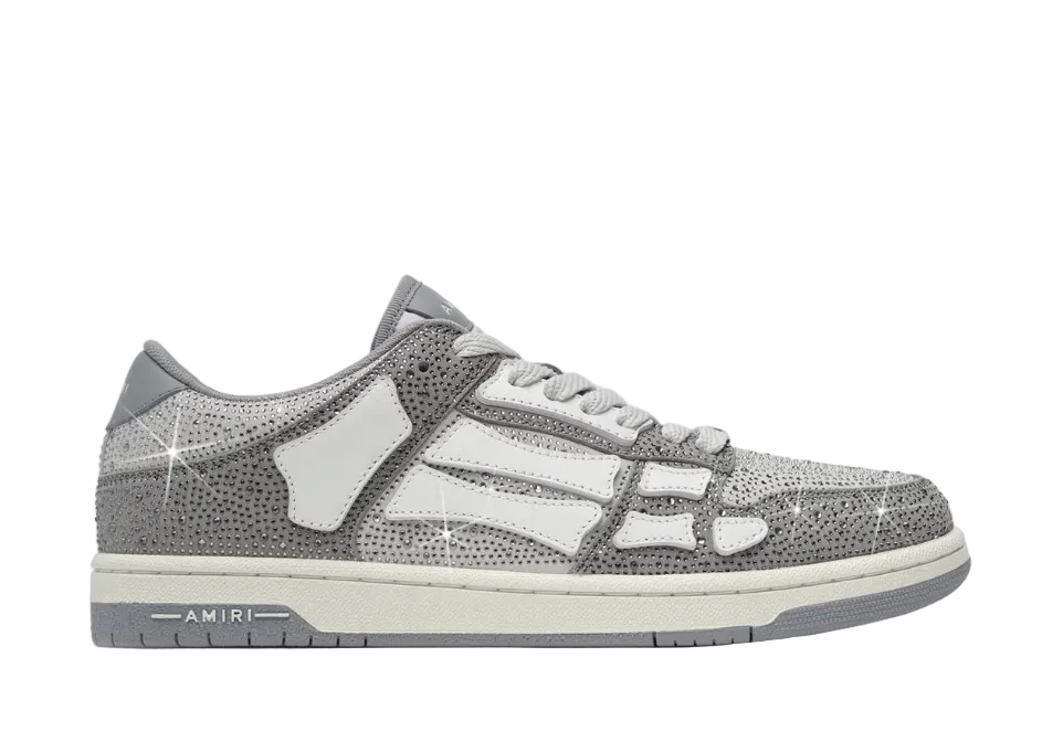 AMIRI CRYSTAL SKEL TOP LOW Grey