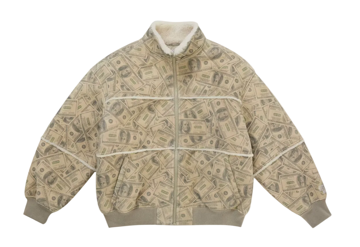 Supreme MM6 Maison Margiela Hooded Shearling Bomber Jacket