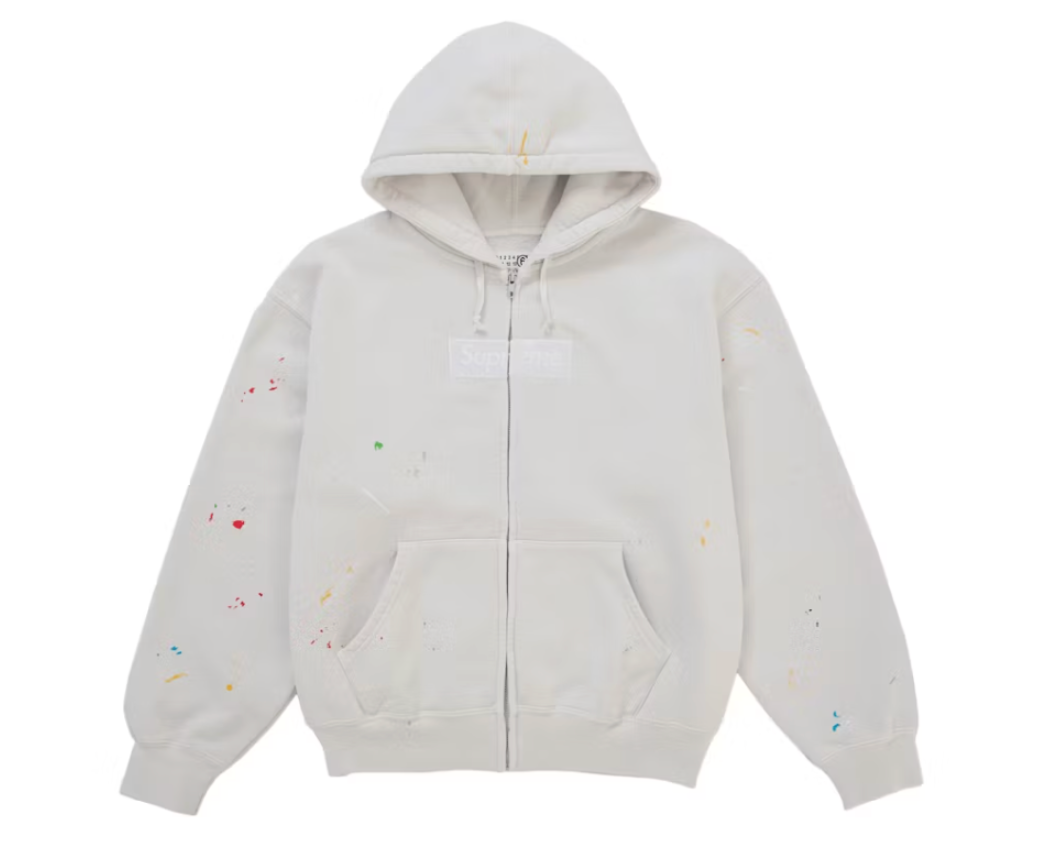 Supreme x MM6 Maison Margiela BOGO Zip Up White