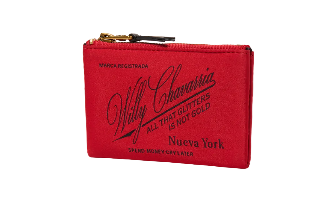 WILLY CHAVARRIA LABEL WALLET RED HOT
