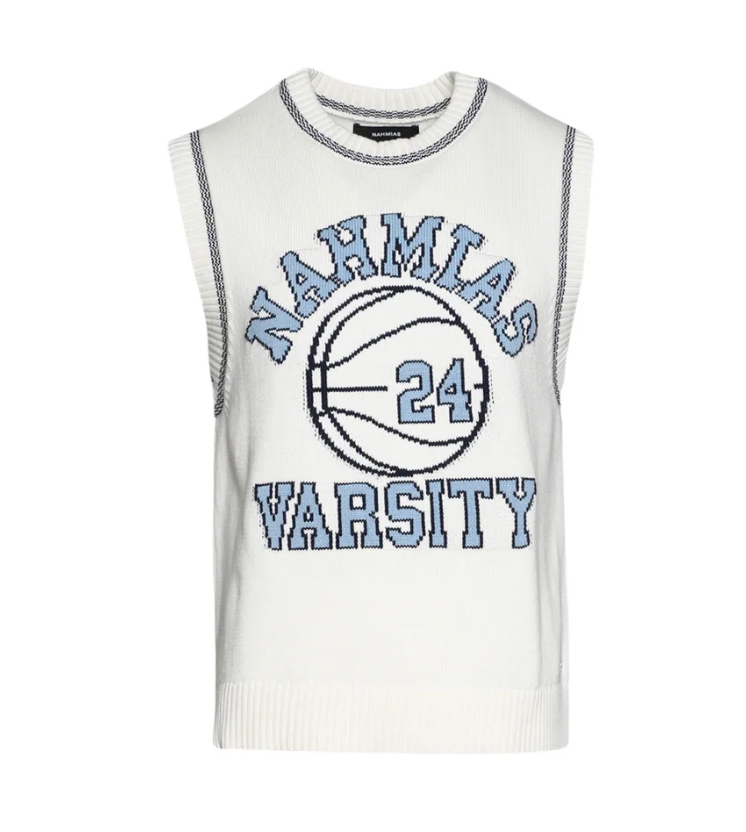NAHMIAS KNIT VARSITY BASKETBALL JERSEY