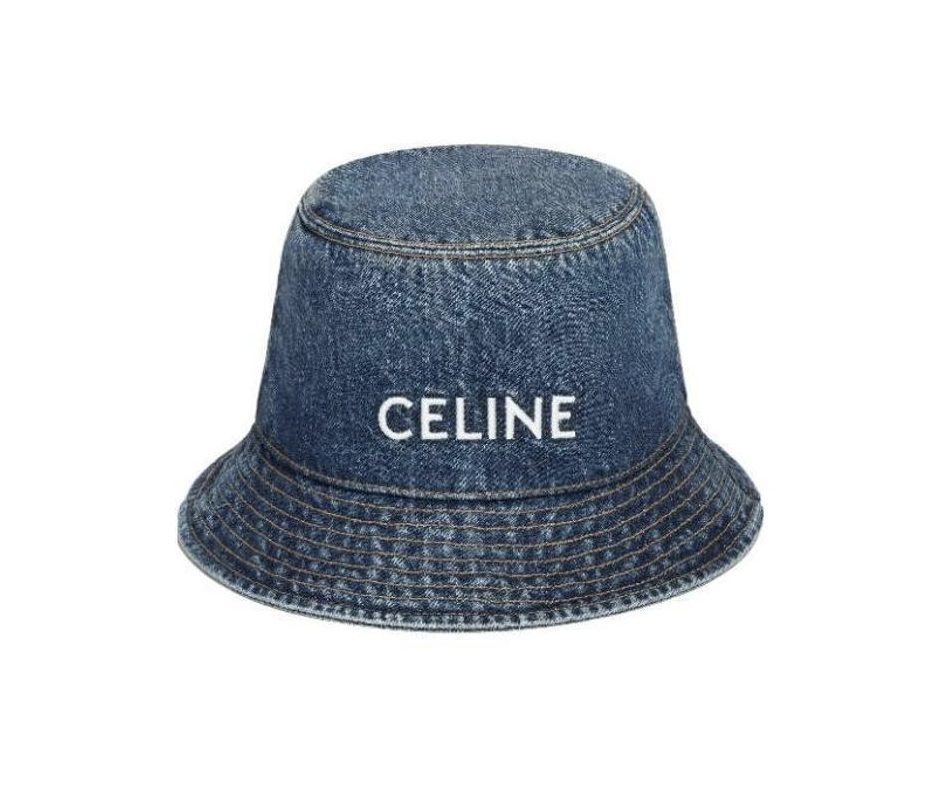Celine Bucket Hat Union Wash Denim