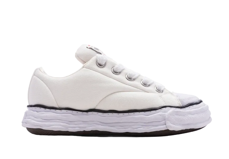 Maison MIHARA YASUHIRO Peterson 23 OG Sole Canvas Low Top Sneakers White