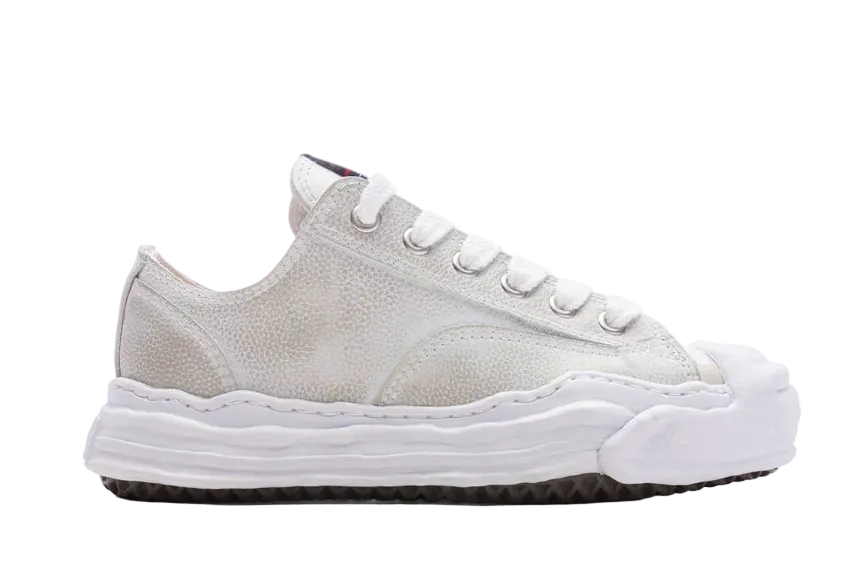 Maison MIHARA YASUHIRO Hank OG Sole Brushed Shrink Leather Low White