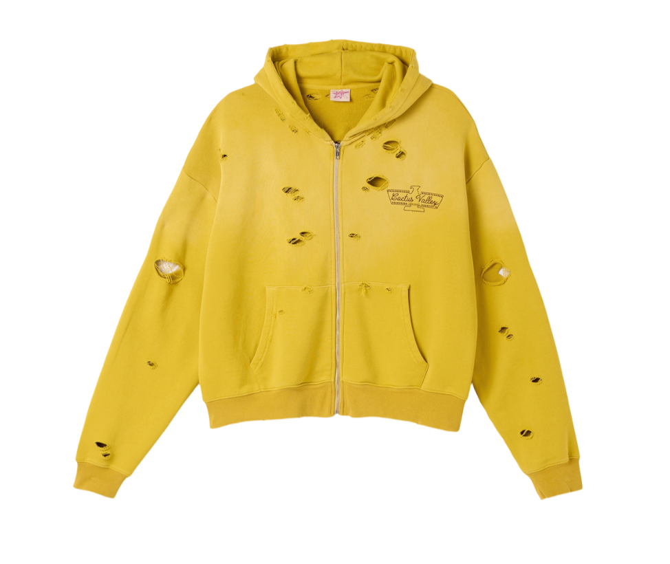 AZVA EAGLE VALLEY DISTRESSED HOODIE