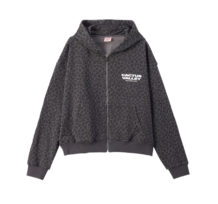 AZVA LEOPARD ART HOODIE