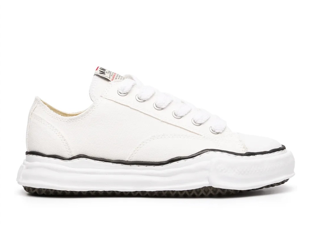 Maison MIHARA YASUHIRO Baker White canvas low top sneakers