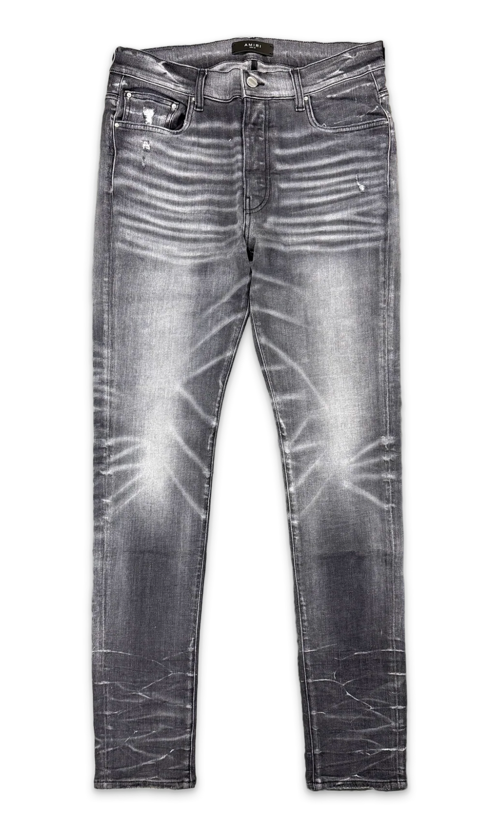 Amiri Stack Jeans "Storm Grey"