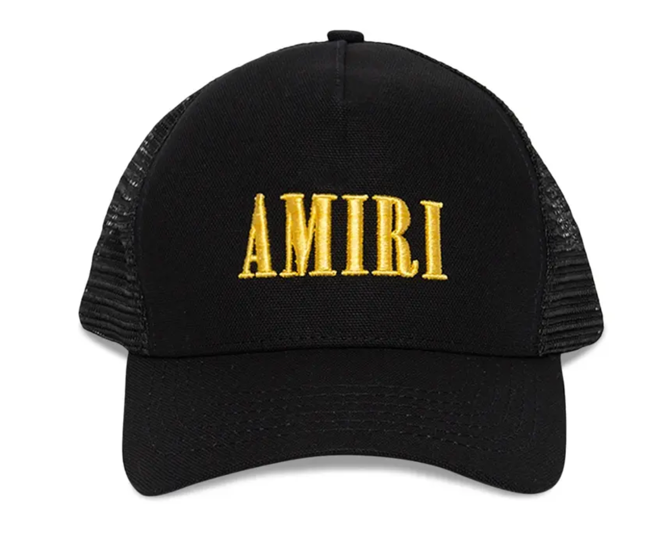Amiri Core Logo Trucker Hat 'Black/Yellow'