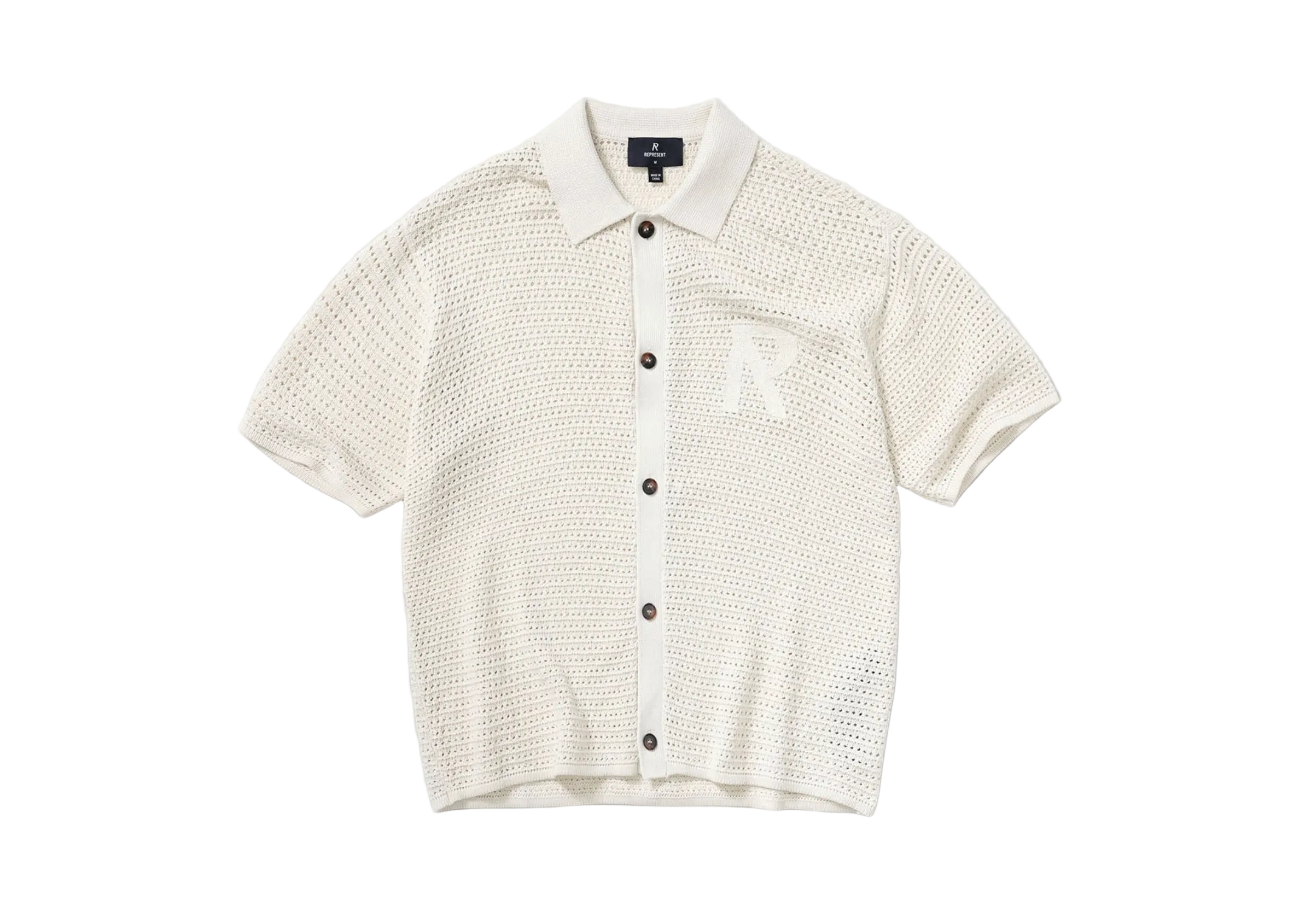 REPRESENT PICO KNIT SHIRT ECRU