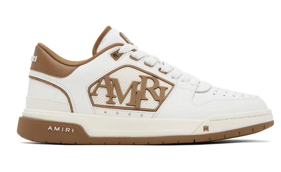 AMIRI Classic Low White Brown