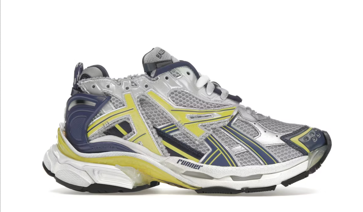 Balenciaga Runner White Blue Yellow Grey Black