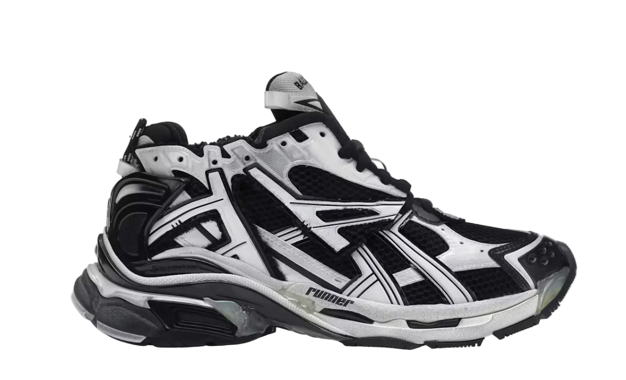 Balenciaga Runner White Black White