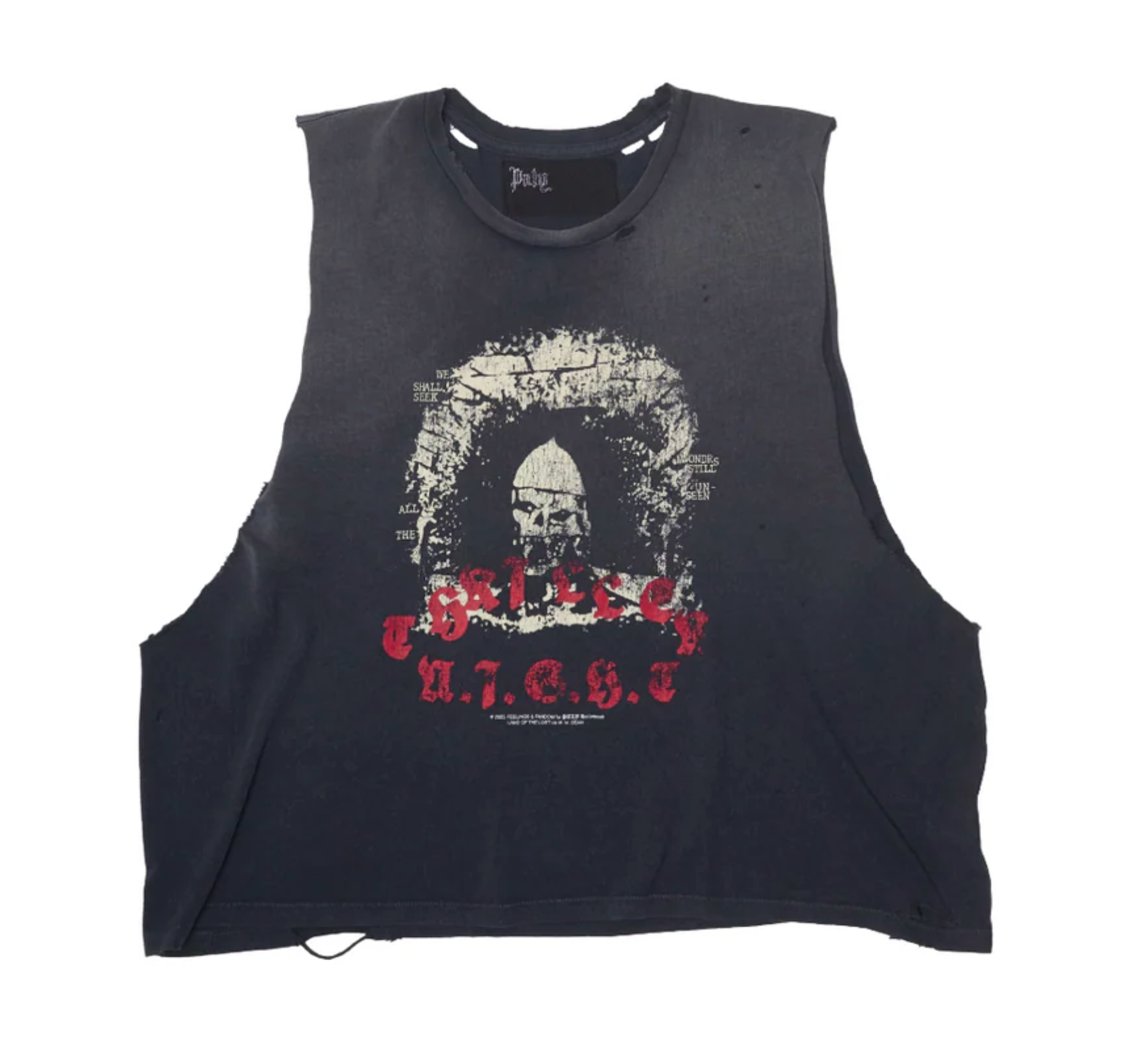 PALY THRILLER NIGHT CUT OFF TEE