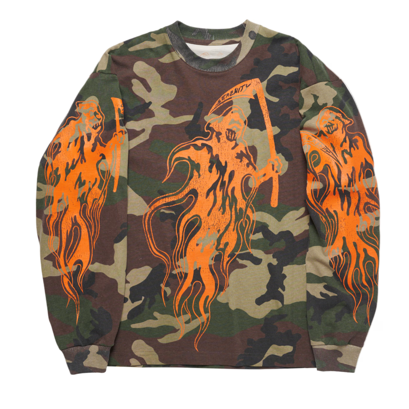 Warren Lotas Serenity Reaper Staple Long Sleeve T-Shirt Camo
