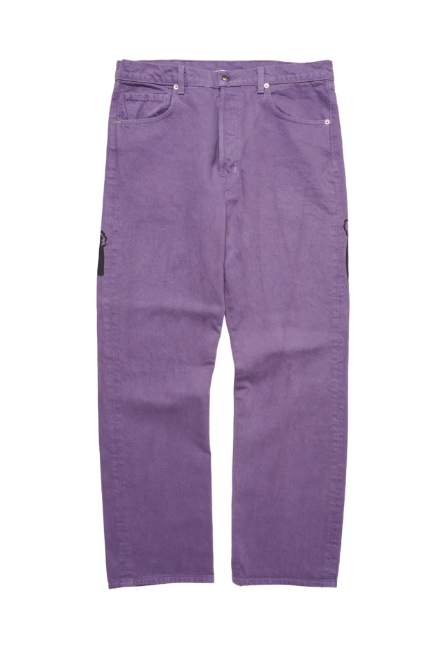 Warren Lotas Reaper Denim Pants Purple