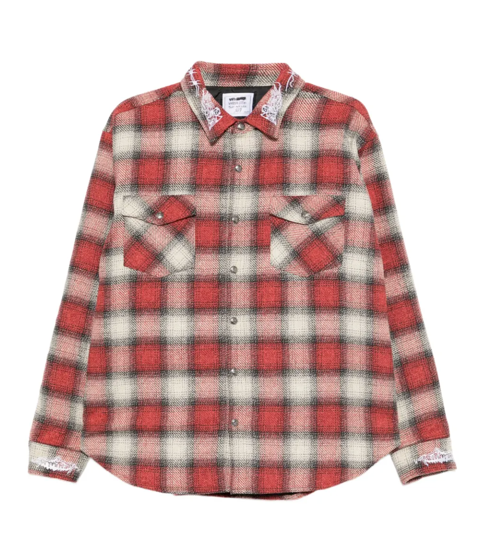 Warren Lotas plaid shirt jacket