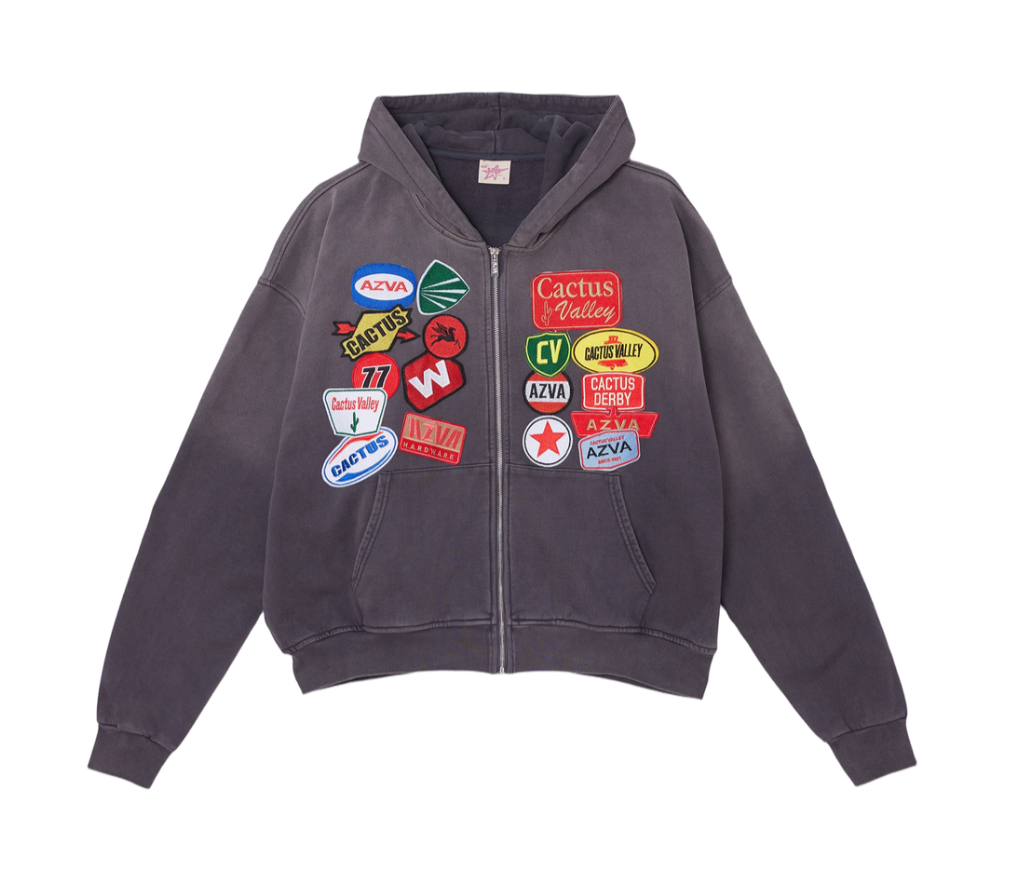 AZVA Rest Stop Hoodie Vintage Black
