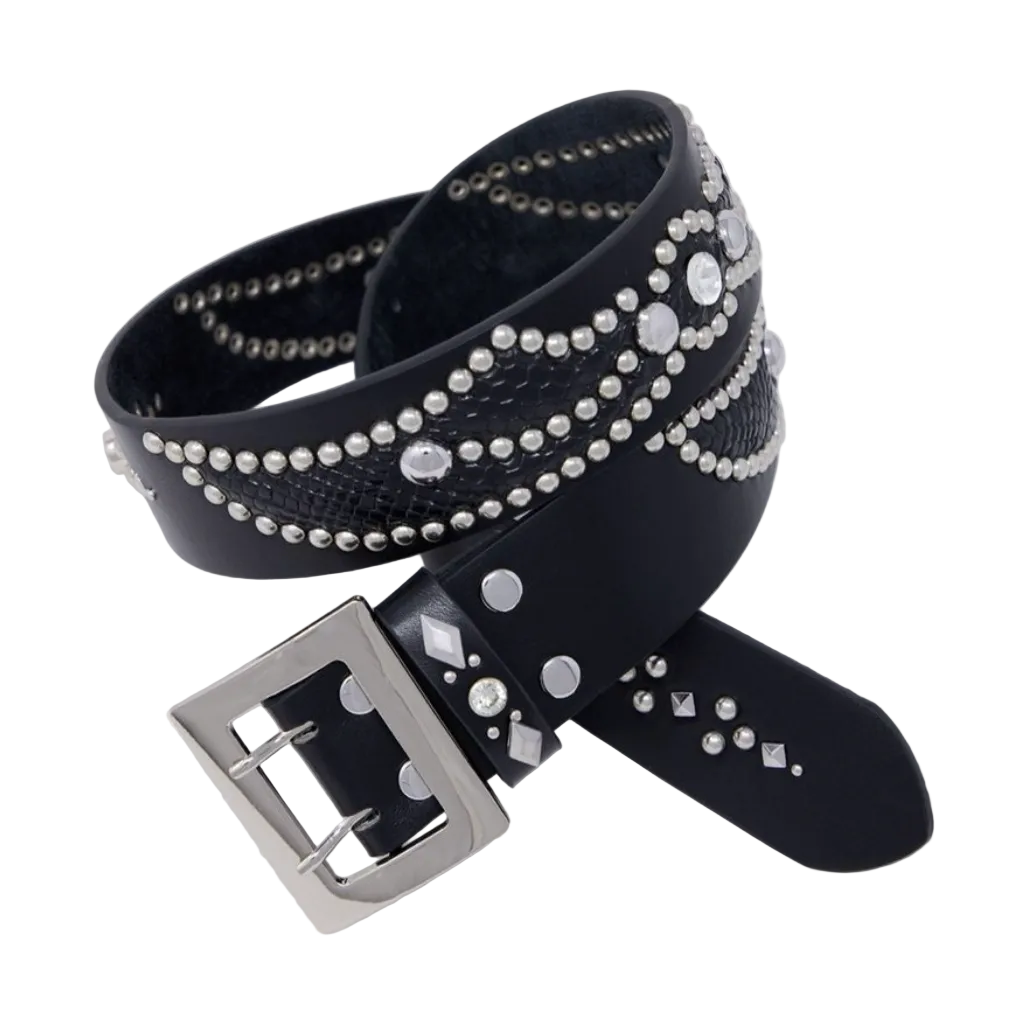 MNML Vintage Python Belt Black/Black