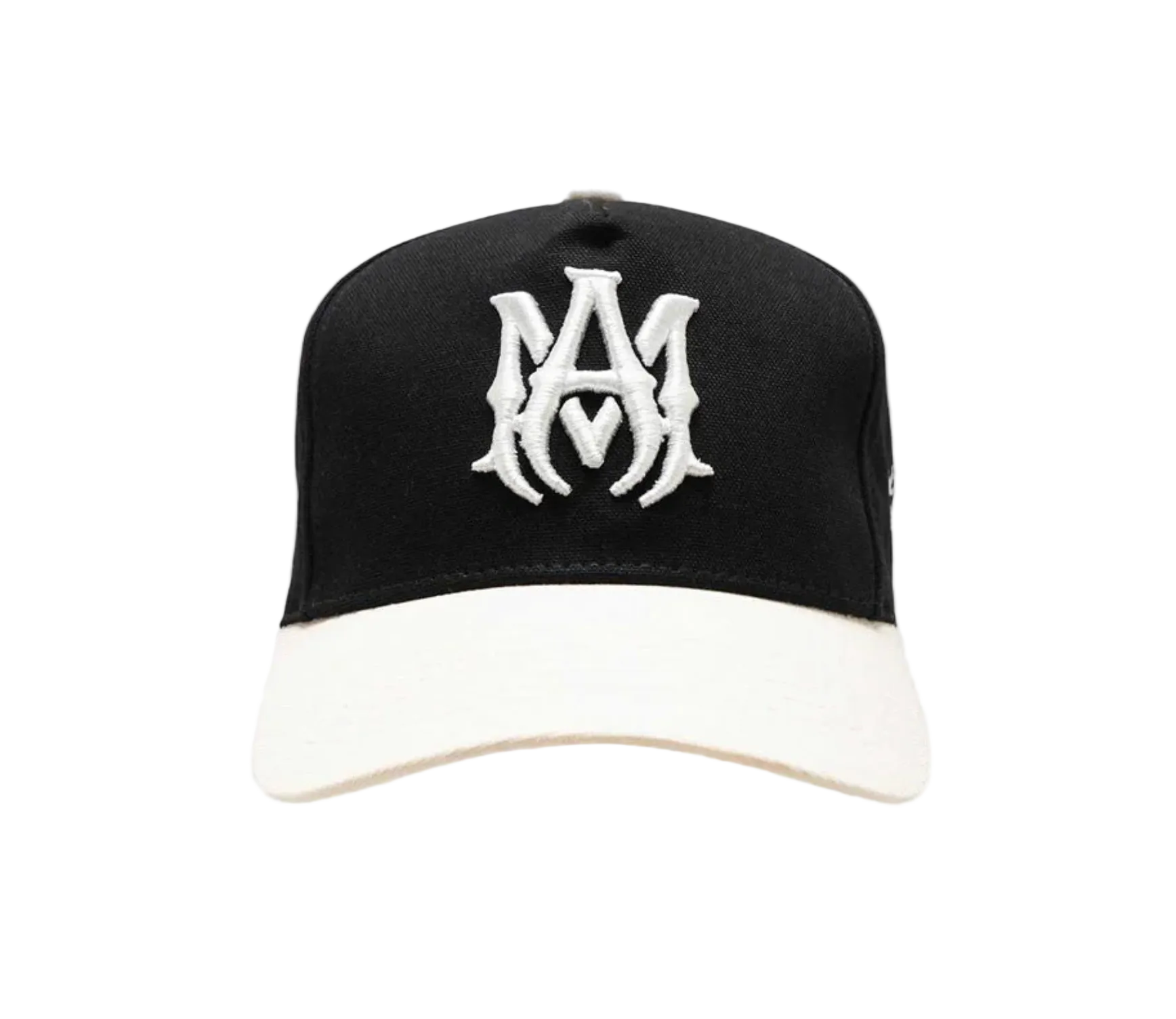 AMIRI MA Two-Tone Canvas Hat Black Alabaster
