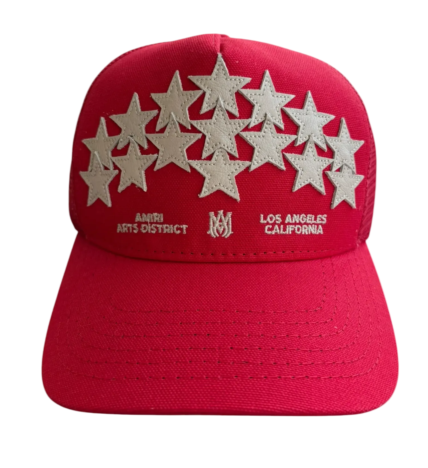 AMIRI Stars Trucker Hat Red