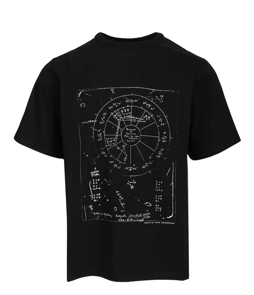 Rick Owens brad t-shirt Black