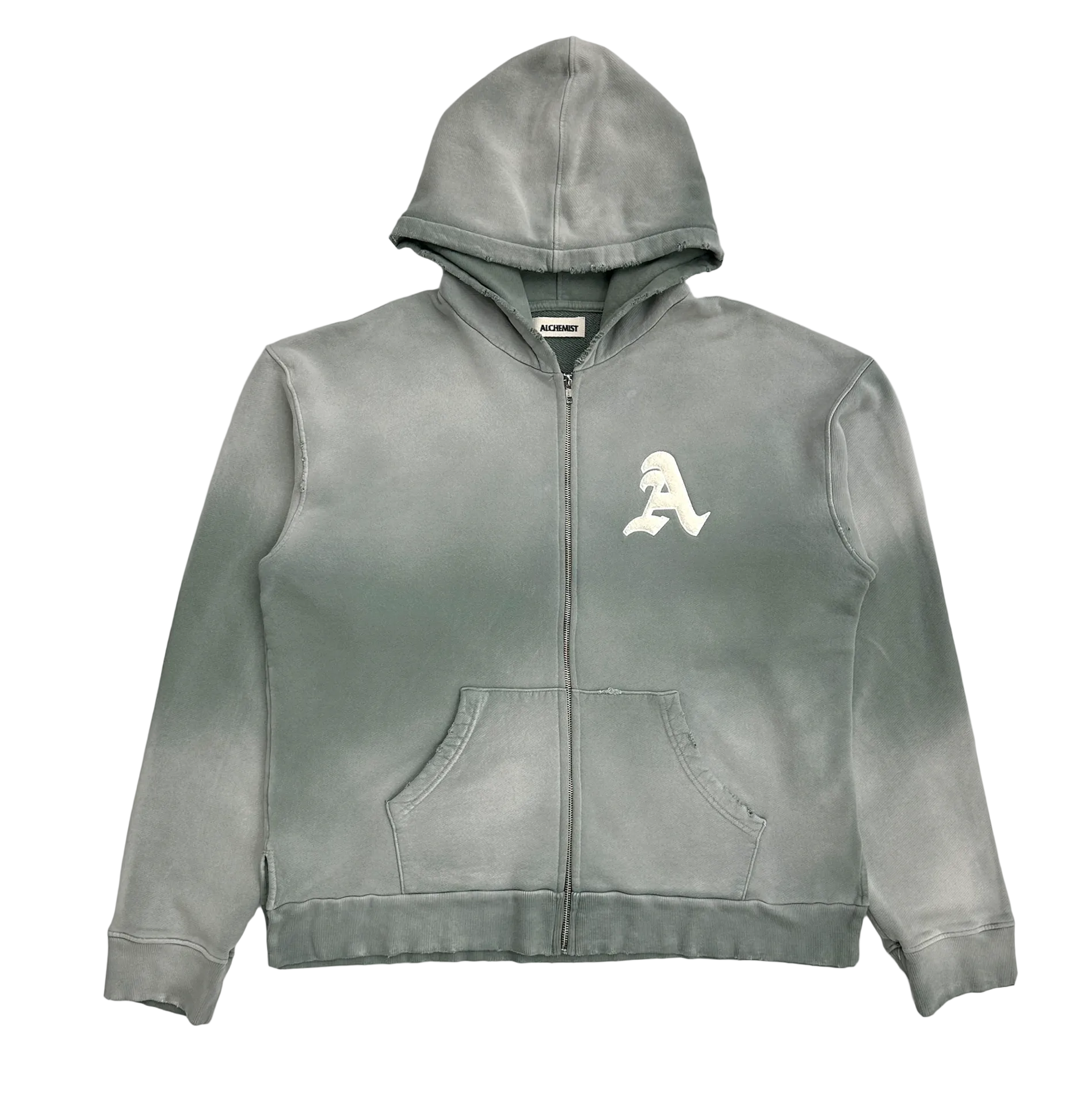 Alchemist A Zip Up Hoodie "Aged Green"