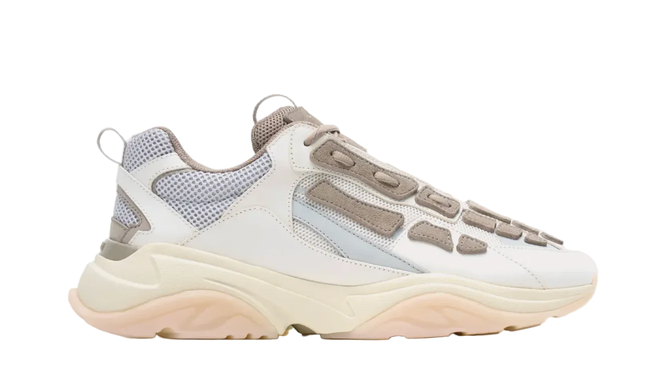 Amiri Bone Runner Stone Grey Off-White Low Top Sneakers