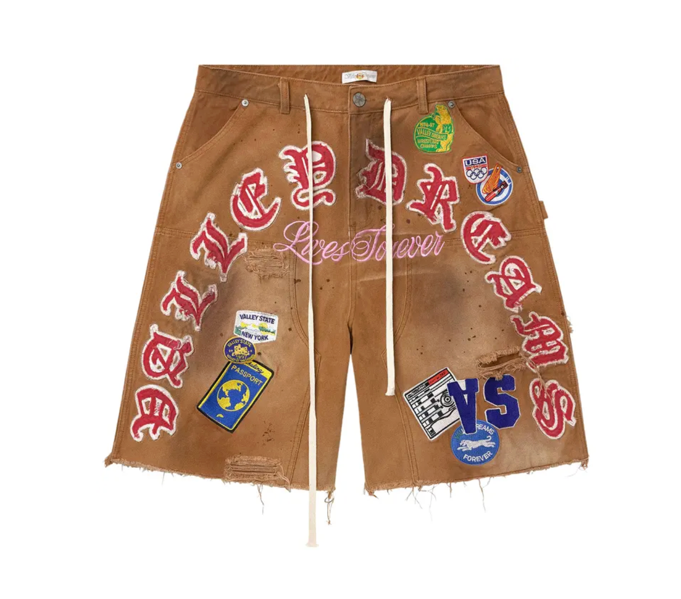 Vale Forever Workshop Jorts Brown