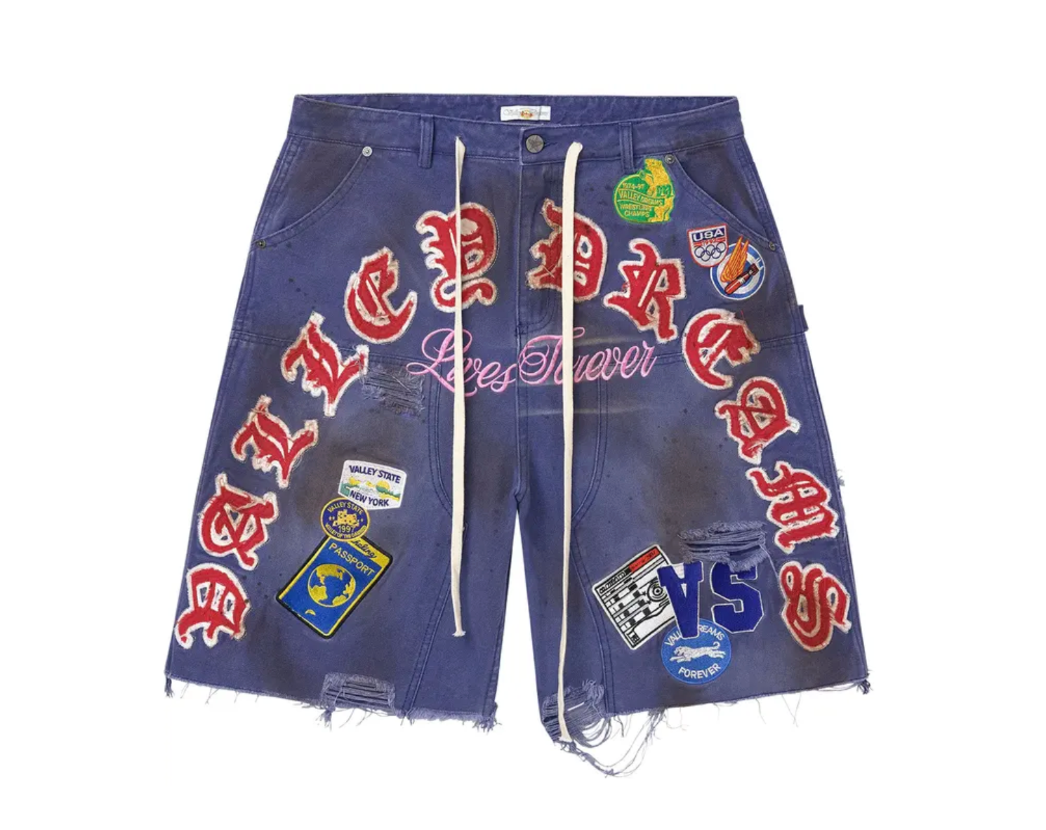 Vale Forever Workshop Jorts Blue