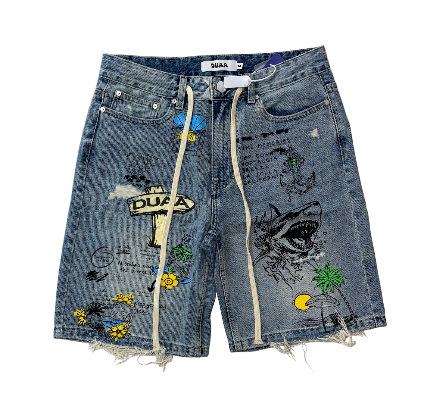 DUAA SURF SHORT BLUE