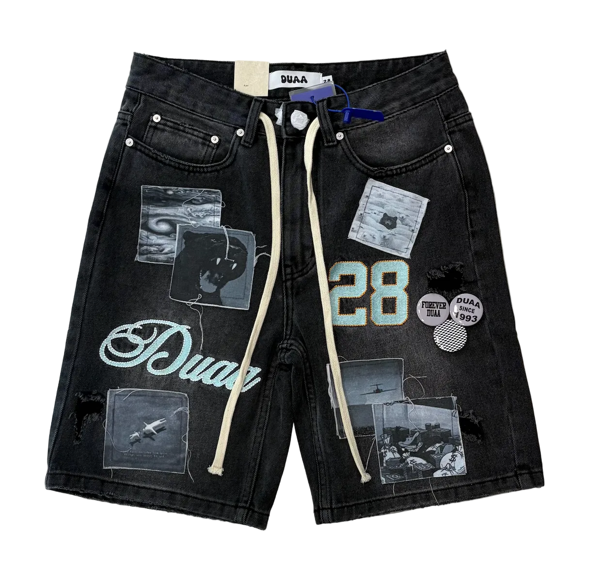 DUAA MOVIE BLUE SHORT BLUE