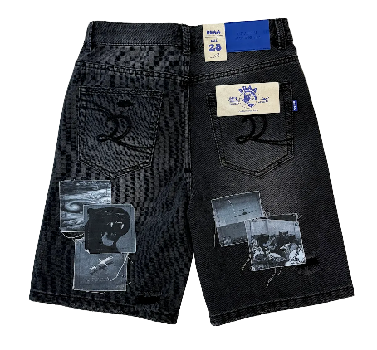 DUAA MOVIE BLUE SHORT BLUE