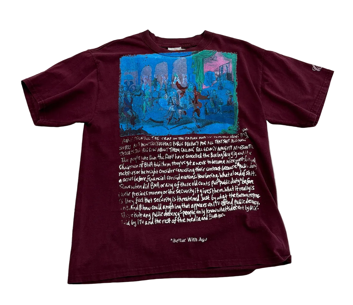 BETTER WITH AGE 1976 Tee Burgundy