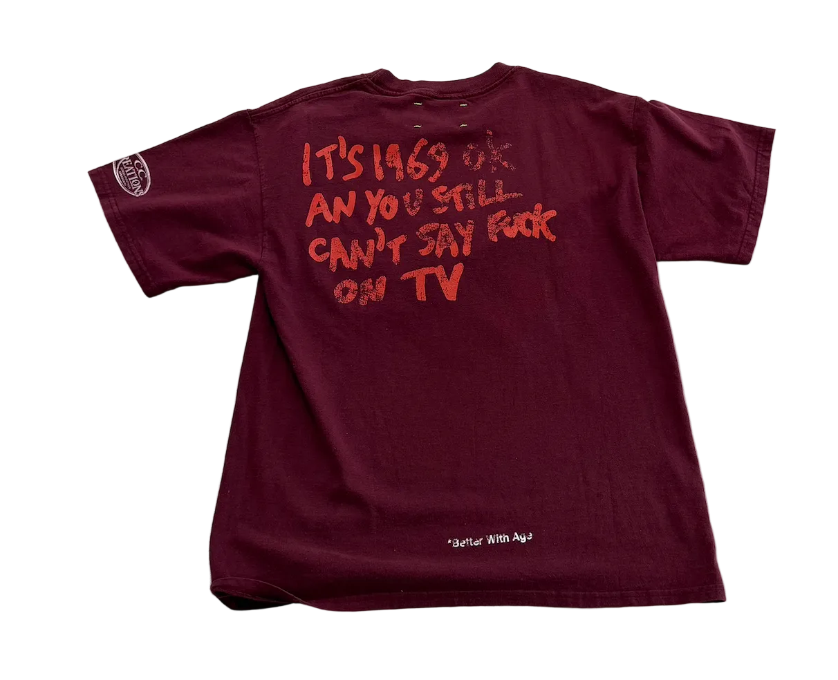 BETTER WITH AGE 1976 Tee Burgundy