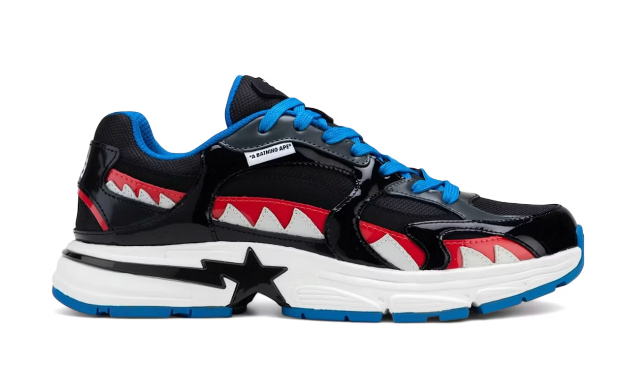 A Bathing Ape Shark Sta #3 Black