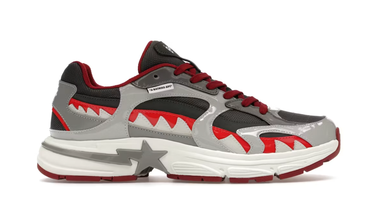 A Bathing Ape Shark Sta #3 Gray