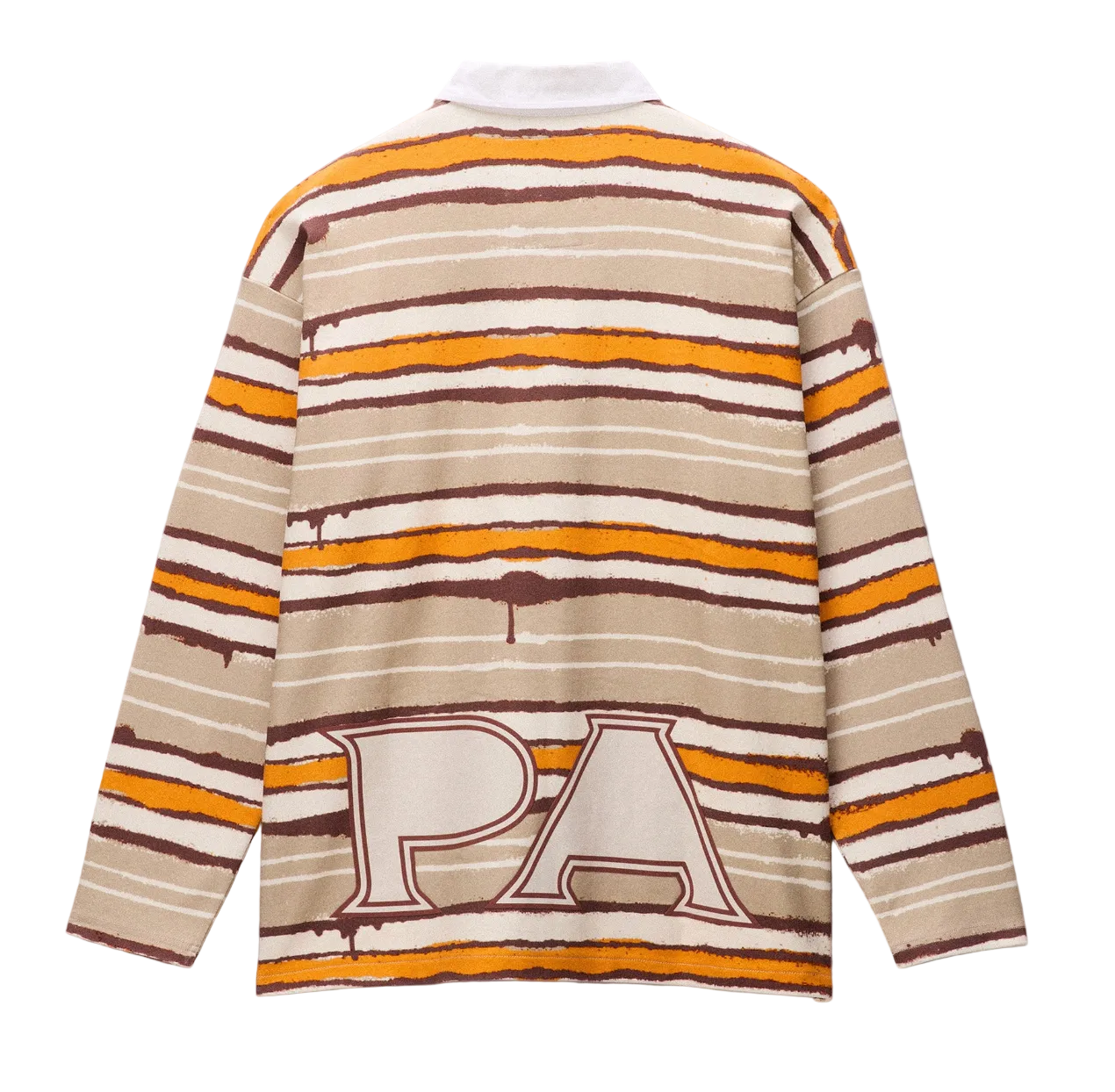 PDF LONG SLEEVE POLO Orange