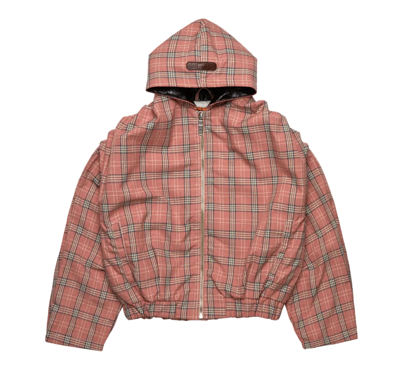 PDF PIUMA HOODIE JACKET PINK CHECK