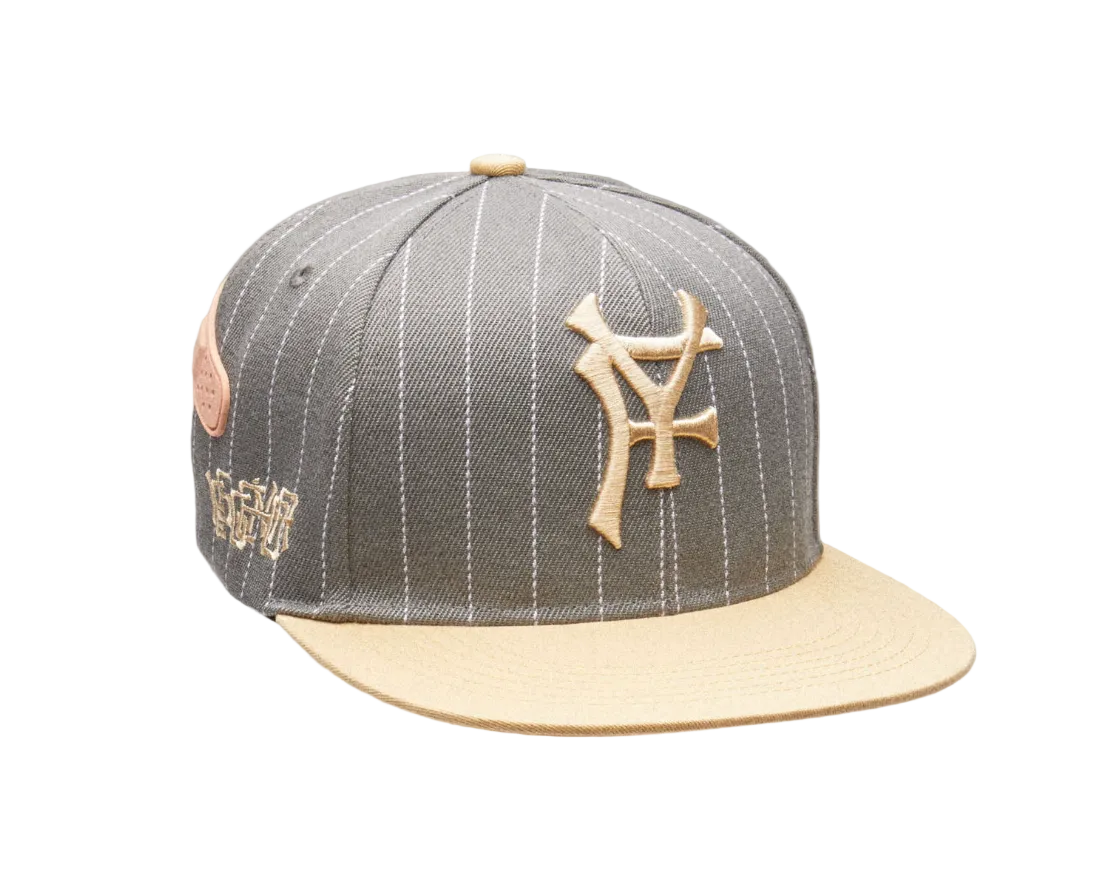 PDF PINSTRIPE BASEBALL HAT GREY