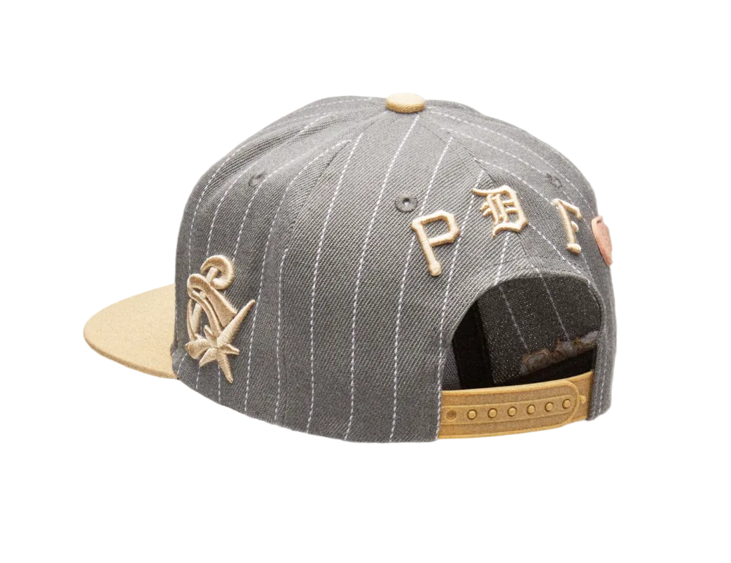 PDF PINSTRIPE BASEBALL HAT GREY