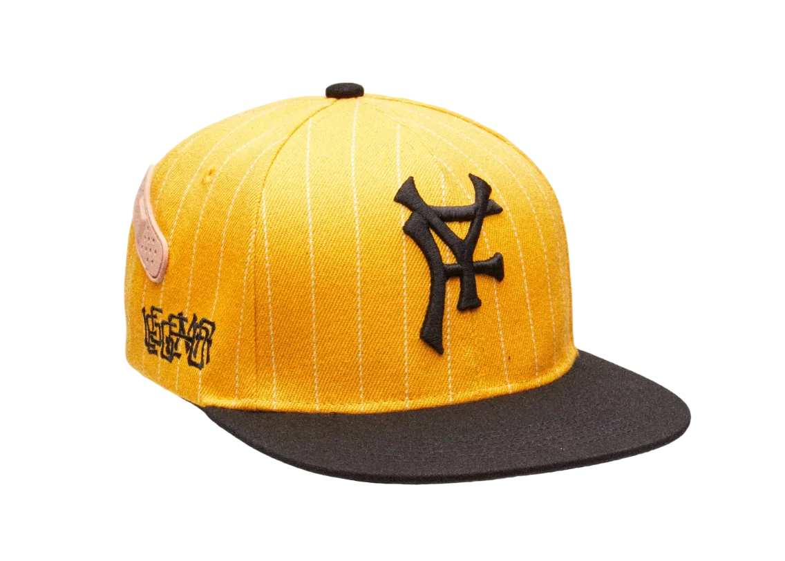 PDF PINSTRIPE BASEBALL HAT Yellow