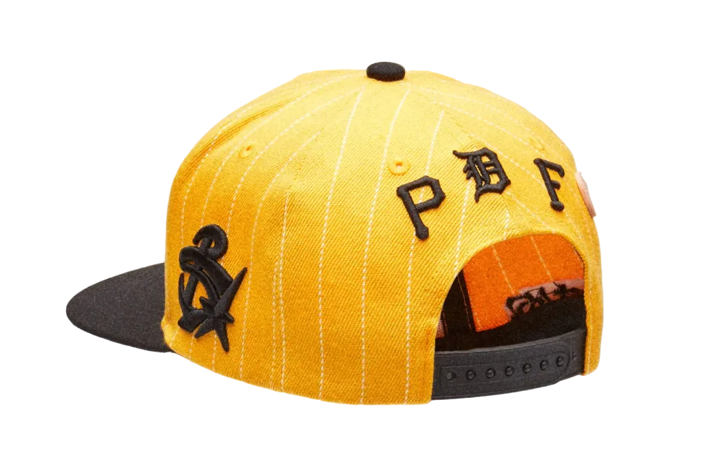 PDF PINSTRIPE BASEBALL HAT Yellow