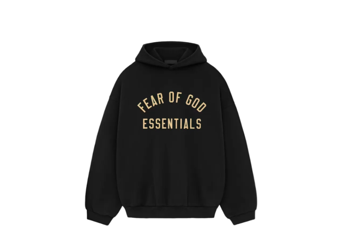 Fear of God Essentials Fleece II Hoodie Black