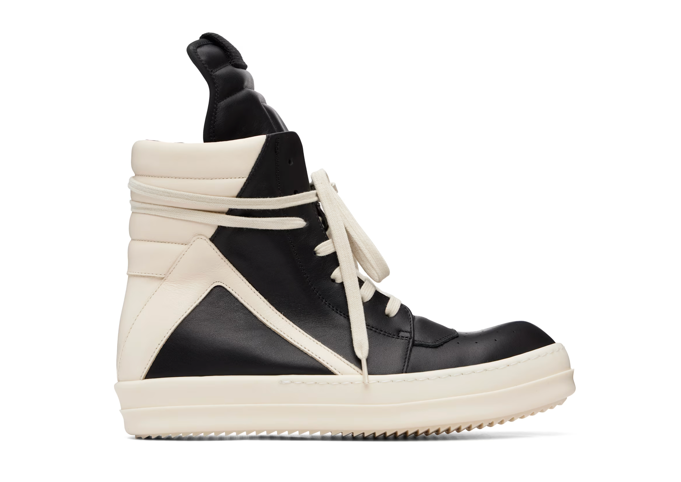 Rick Owens Black Tower Geobasket Sneakers