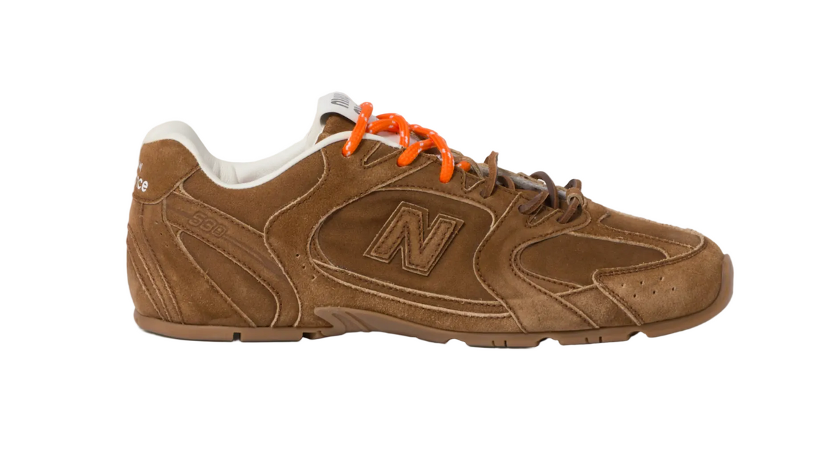 Miu Miu x New Balance 530 SL suede sneakers Candela