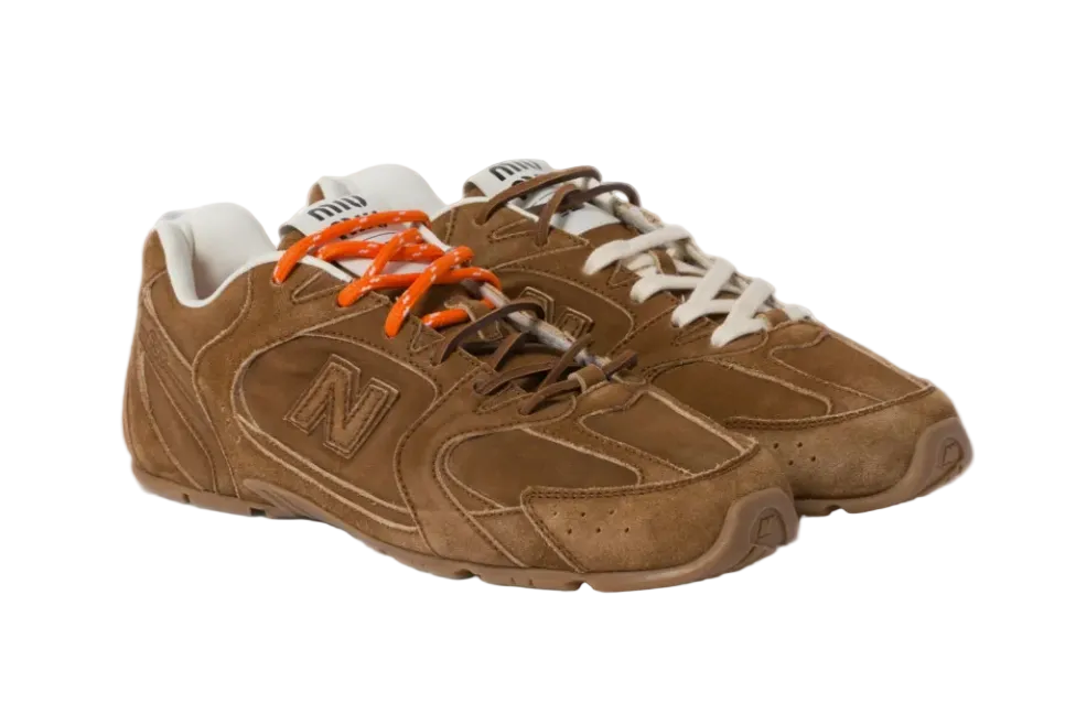 Miu Miu x New Balance 530 SL suede sneakers Candela