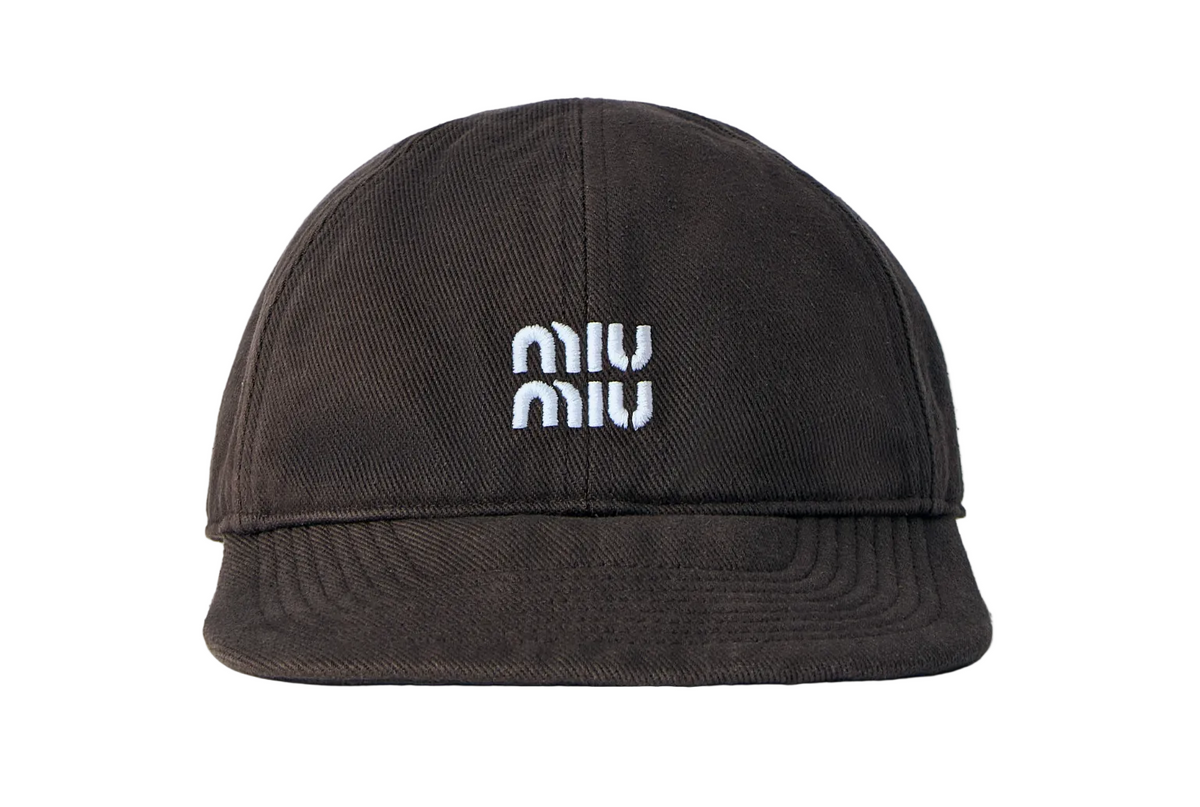 Miu Miu Denim Baseball Cap