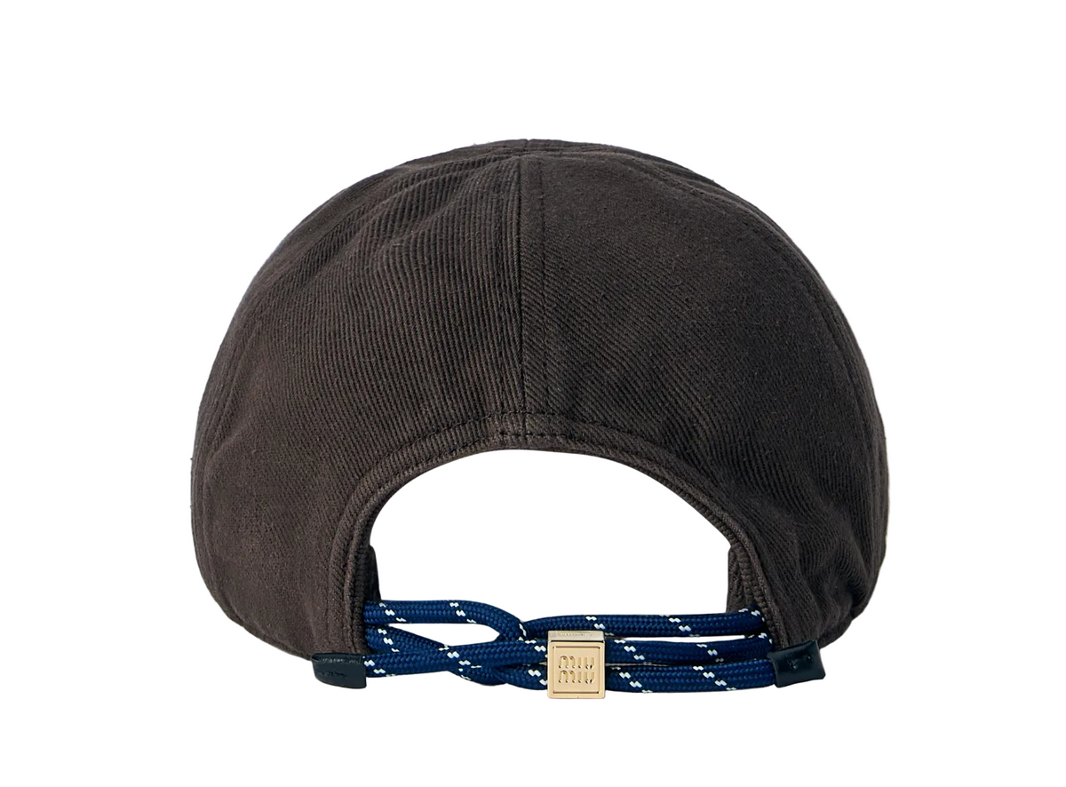 Miu Miu Denim Baseball Cap