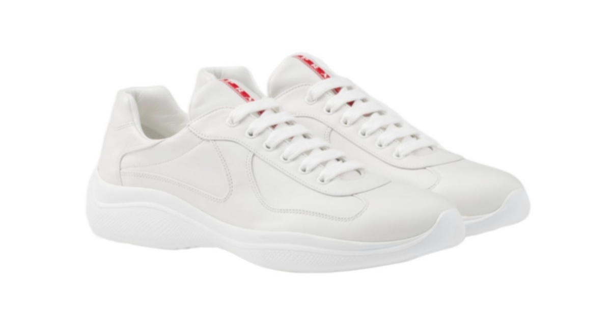 Prada America's Cup Sneaker White